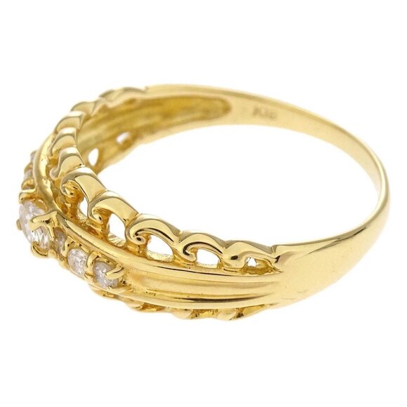 Ring 18K Diamond Gold #54 #14 176586 - Picture 4 of 4